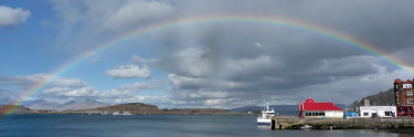 Rainbow over Oban Bay